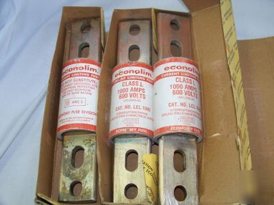 New lot edison lcl 1000 amp fuse krp-c 1000SP class l 