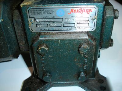 Elec motor 90VDC w transmission gear 60 ratio 1/4 hp 