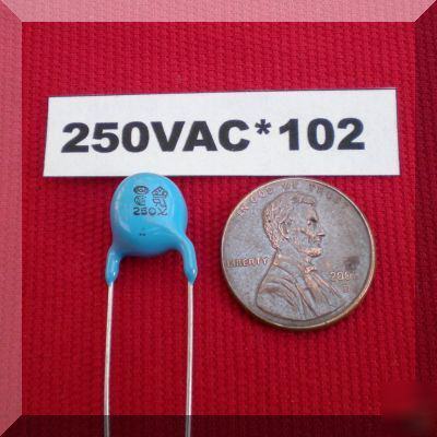 250V ac/ 8KV dc/ 1000PF safety ceramic capacitor