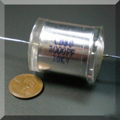 30KV3000PF high voltage polystyrene capacitor tesla ham