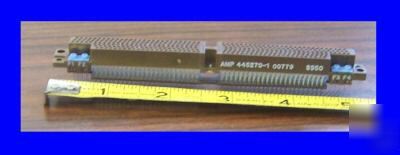Amp 306 pos 6 row hdi rcpt bkpln assy 445270-1 lot of 3