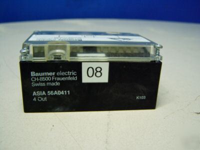 Baumer electric terminal m/n: asia 56A0411 - used
