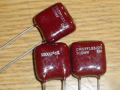 New 10PCS 500V 18000PF dipped silver mica capacitors 