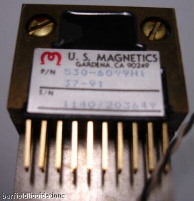 New us magnetics p/n 530-6099H1 37-91 s/n 1140/203649