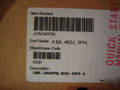Omron 3G3JV-A4015-a ac driver 4.8A 3PHASE