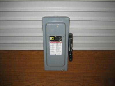 Square d H361N safety switch 30 amp disconnect H361-n a