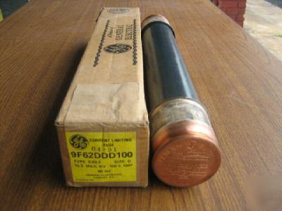 Ge 9F62DDD100 100E fuse 15.5KV EJ0-1 general electric
