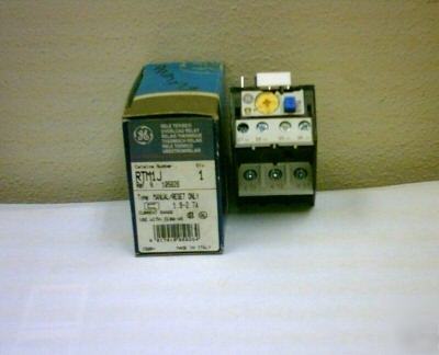 General electric overload relay cat. #RTM1J 