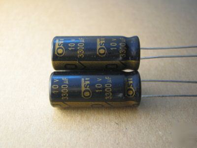 6 taiwan ost rlp 10V 3300UF very low esr capacitor