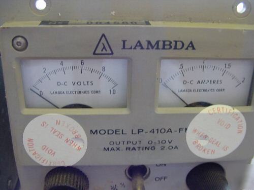 Lamboda LP410A fm regulated dc power supply 2A 