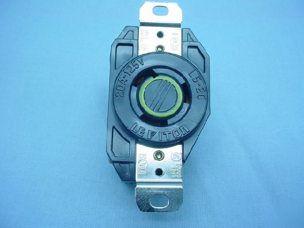 Leviton L5-20 locking receptacle 20A 125V 2310
