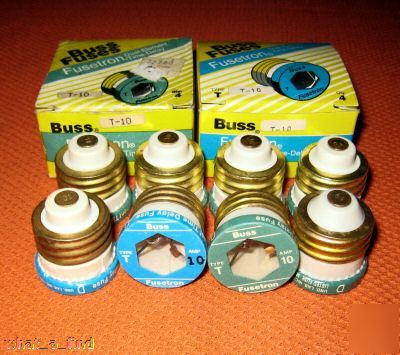 New 8 buss fuestron t-10 fuse screw in plug T10 