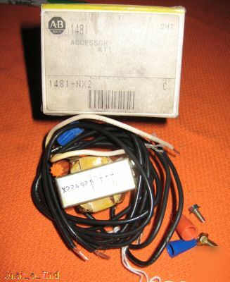 New allen bradley 1481-NX2 pilot light kit xfmr nos
