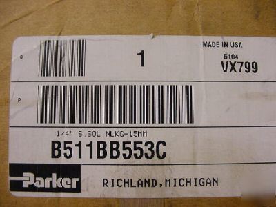 Parker B5 series low watt & remote pilot valve