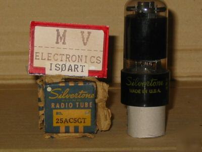 Tubes - one 25AC5 silverstone - valvole rÃ¶hren 