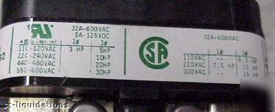 2 electro switch corp. CC32 contactor CC32-909C8-1 8931