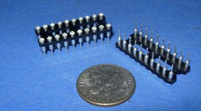 New 20-pin socket machine tooled pins gold inserts 