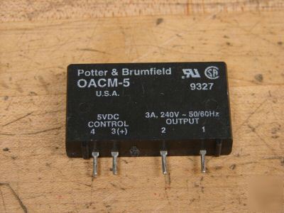 Potter & brumfield oacm-5 solid state relay 5VDC
