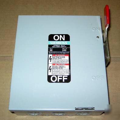 Siemans GF321N general duty enclosed switch 30 amps