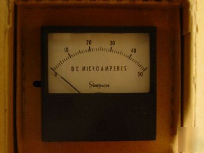 Simpson 2122 50DV va 0-50 dcua 2.5