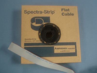 100 ft - amphenol/spectra-strip 191-2801-125 cable/wire