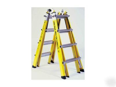 17 1A fiberglass little giant ladder & 2 accessories 