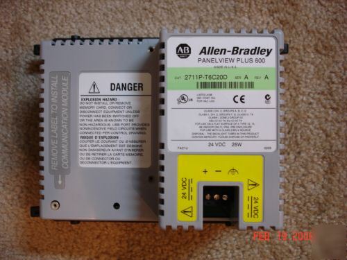 Allen bradley 2711P-T6C20D, color touch panelview plus