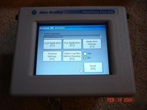 Allen bradley 2711P-T6C20D, color touch panelview plus