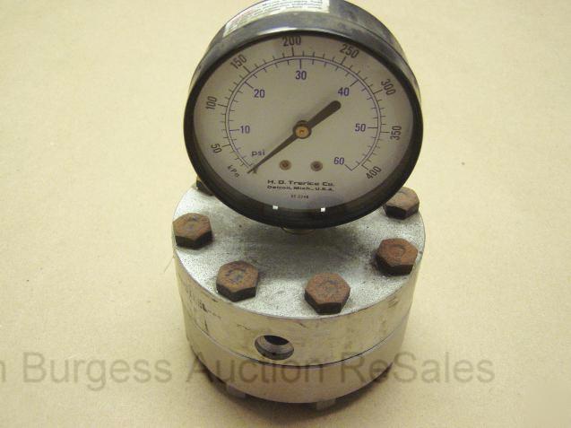 Trerice diaphragm seal pressure gage gauge diaphram