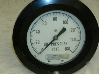 Bailey atom. steam press pressure gauge 0-160