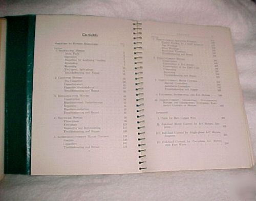 Electric motor repair by robt rosenberg dbl spiral 1960