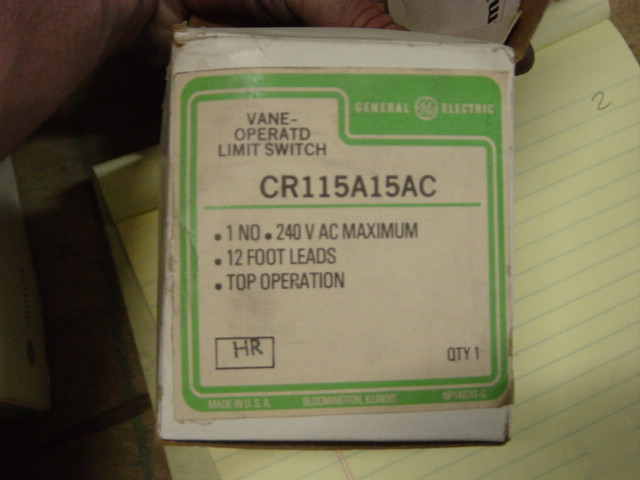 Ge CR115A15AC limit switch