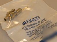 Kings bnc 75 ohm connectors for belden 1694A (10PCS)