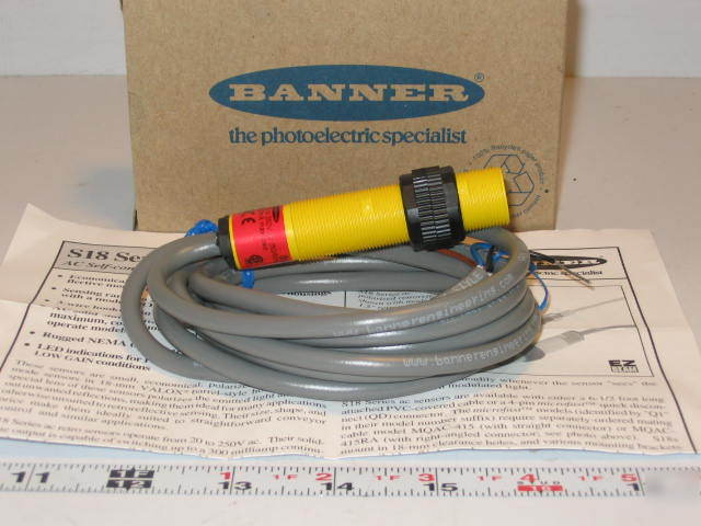 New banner ez-beam S18 series polarized retro S18RW3LP