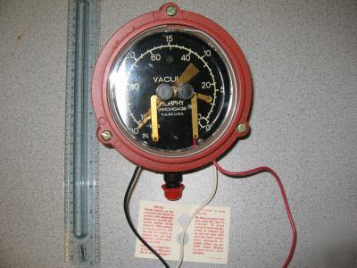 New 'murphy swichgage' oplfc 30V vacuum gage 