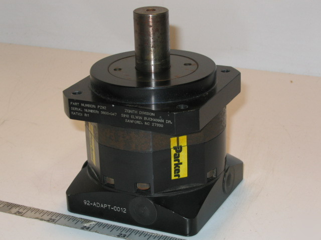 Parker zenith products division motor utn-092-008