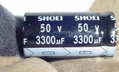 Shoei 50V 3300UF capacitor 12PCS