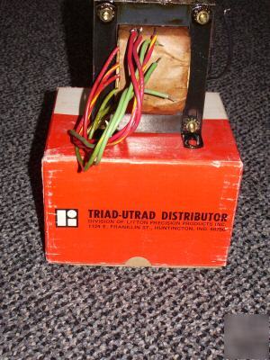 Triad f-196U power transformer. 115VAC, 32VCT & 15VCT