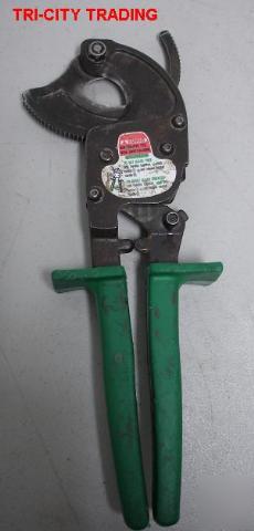 Greenlee 759 compact ratcheting cable cutter