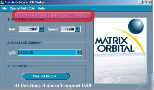 Matrix orbital serial lcd - atmel atmega pic 8051