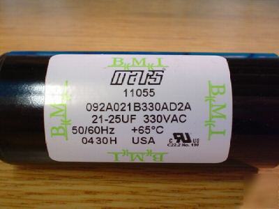 New 2PCS mars 330V 21-25UF a/c motor start capacitors 