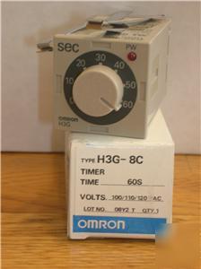 Omron H3G-8C H3G8C 60 second 1 minute timer 