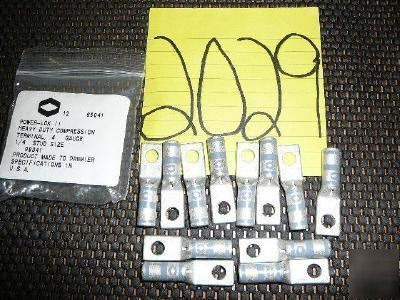 Power-lok ii heavy duty compression terminals 12 ea