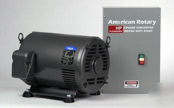 New 15HP softstart cnc/hd rotary phase converter