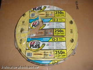 12/2 romex cerrowire 250 ft type nm-b indoor w/ground