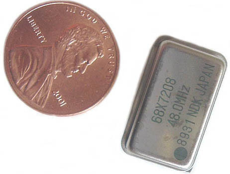Crystal oscillator ~ 48MHZ oscillators [25]