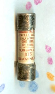 Gould shawmut OT10 fuse 10 AMP250 volt one time fuse