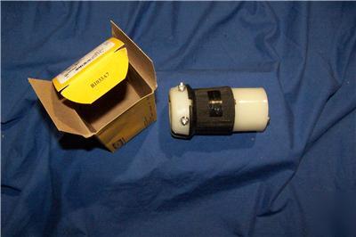 New hubbel HBL2613 twist-lock connector body 30A 125V 