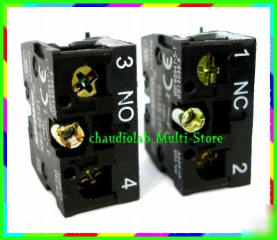 New lot 100 pcs contact blocks 50 no + 50 nc #2011