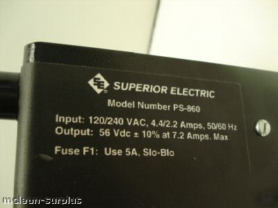 Superior electric ps-860 power supply PS860 toroidal